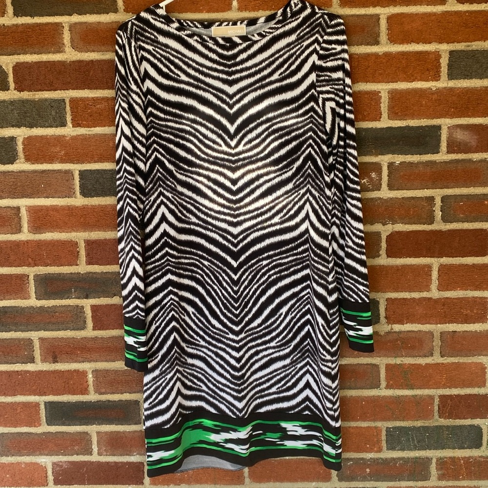 Michael Kors Zebra Print Shift Dress